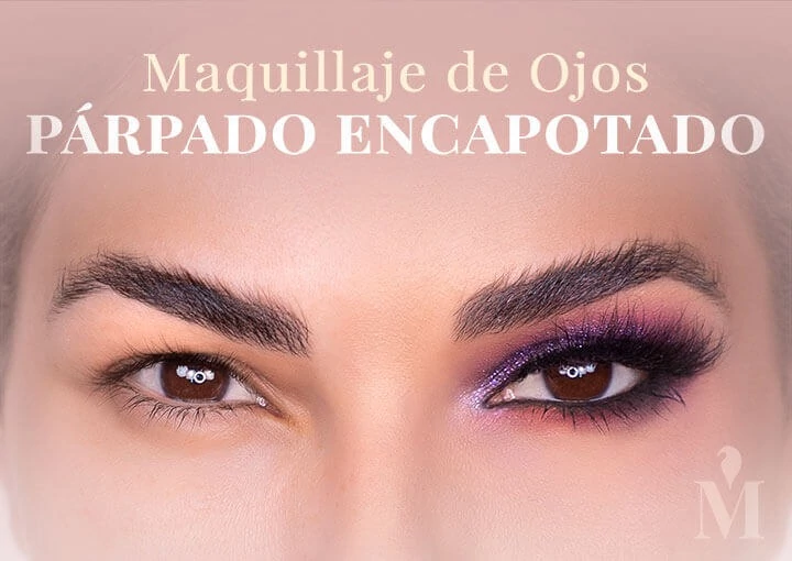 Maquillaje en Parpados Caidos o Encapotados